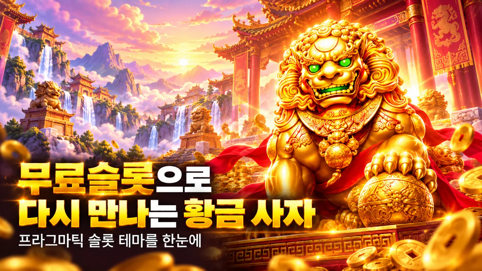 무료슬롯으로 다시 만나는 황금 사자